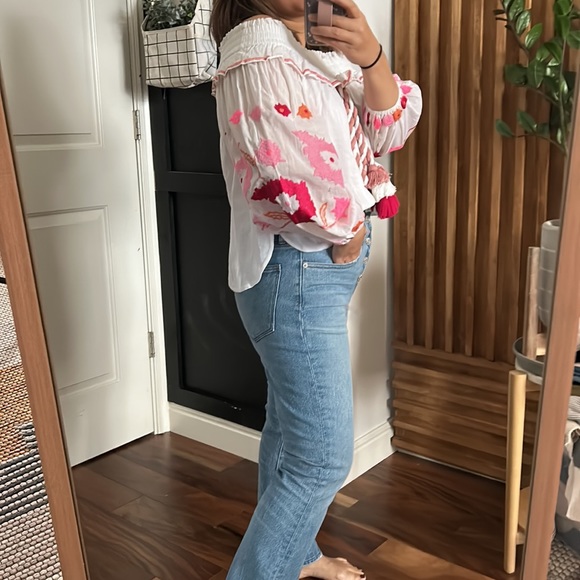 MISA Selena‎ Top in White Multi. Size XS - Picture 13 of 13